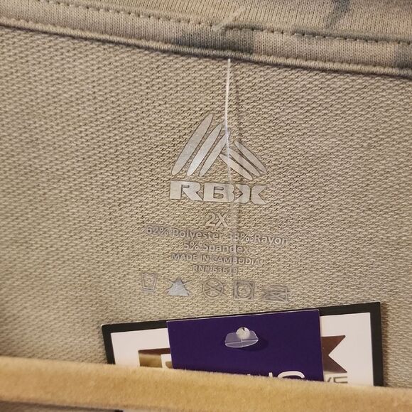 RBX 2X NWT Floral Patterned Long Sleeve Top - Picture 2 of 3